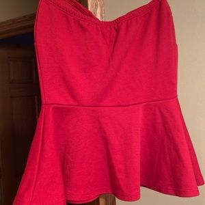 Strapless Top Size XS